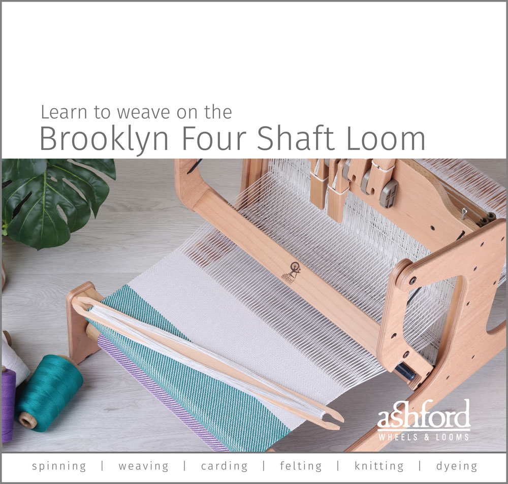 learn to weave on the Brooklyn Four Shaft Loom